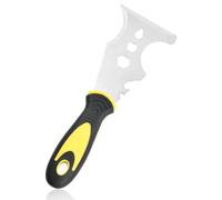 Luxvara 15 in 1 Raschietto multiuso, Raschietti Multifunzionali in Acciaio Inossidabile, Strumento per Pittori, Spatola per Raschietto per Vernice Include Dritto, Raschietto Curvo e Molto Altro Ancora