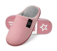 Luxvara Pantofole Donna Uomo Antiscivolo Calde leggere Morbide Comode e Antiscivolo Slippers per Interni Pantofole Ospiti Lavabili Autunno Inverno Ciabatte per Hotel Casa Spa, Rosa, 38-39 EU