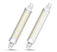 Luxvista 15W R7S 118mm Lampadina LED, Equivalente 150W R7S Lampada Alogena, Bianco Freddo 6000K J118 J Tipo Proiettore Super Luminoso Angolo di Fascio 300°, Non Dimmerabile(Confezione da 2)
