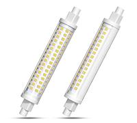 Luxvista 15W R7S 118mm Lampadina LED, Equivalente 150W R7S Lampada Alogena, Bianco Naturale 4000K J118 J Tipo Proiettore Super Luminoso Angolo di Fascio 300°, Non Dimmerabile (Confezione da 2)