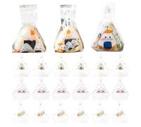 Luxylei 50 PCS Involucro Onigiri Involucro USA E Getta Involuta in Peliri Sacchetto di Imballaggio a Sfera di Riso Facile Asporto Asporto Facile Asporto E Picnic E Picnic