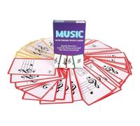 Luxylei 50 Pezzi di Schede Didattiche Musicali con Note Musicali, Strumenti Didattici per Studenti Principianti, per Migliorare Terminologia Musicale.