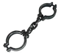 Luxylei Catene di Ferro in Plastica Manette Cavigliere Costumi per Spettacoli di Prigionieri per Feste di Halloween Accessori per Personaggi