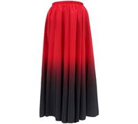 Luxylei Costume Flamenco Rosso Nero per Adulti Gonna Ballo Spagnola Pratica Sala Ballo Abito di Flamenco Spagnolo per