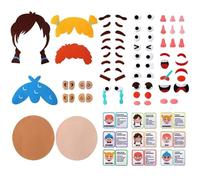 Luxylei Giochi Socio-emotivi per Bambini E Neonati - Carte per Creare Facce per Descrivere Sentimenti Ed Emozioni - Giochi di Apprendimento Emotivo per Bambini 1 a 4 Anni