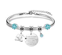 LUXYSODE Bracciale per la laurea dell'insegnante allo studente - Regalo di gioielli ispirati, bracciale motivazionale - È stato un onore accompagnarvi in questo viaggio. Il mondo ha bisogno di voi.