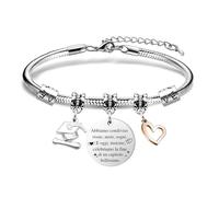 LUXYSODE Braccialetto della laurea - Abbiamo condiviso risate, ansie, sogni. E oggi, insieme, celebriamo la fine di un capitolo bellissimo. Regalo per amici, compagni di classe