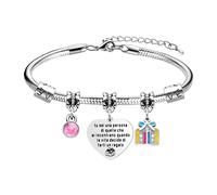 LUXYSODE Regali d'ispirazione Regalo di amicizia Bracciale portafortuna Tu sei una persona di quelle che si incontrano quando la vita decide di farti un regalo