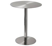 Luyckfrazy Tavolo da Bar Rotondo, Tavolo da Cocktail Moderno Tavoli da Pub da Bistrot con Base Stabile Facile da Pulire per Terrazza all'aperto, caffè, tè, Sala da Pranzo Commerciale(80x80x95cm)