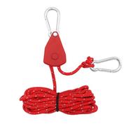 Luyismer 4pcs Tenda Guy Corda Con Puleggia Installazione Rapida Esterna Guy Lines Riflettente Campeggio Con Regolatore Per Escursionismo Cavo Riflettente Guida Tenda Per Escursioni All'aperto Tende Da