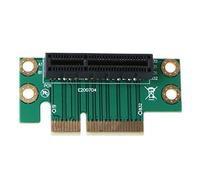 Luyismer Scheda adattatore PCI Express PCI-E 4X Convertitore a 90 gradi Adatto per server chassis 1U/2U Computer Splitter Cavo di prolunga Adattatore Lettore Convertitore Drive Cable Base Trasmissione