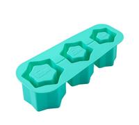 Luyismer Vassoio innovativo per tazze isolate contenitore a 3 camere facile rimozione stampo per tazza d'acqua Barwares contenitore di ghiaccio all'aperto