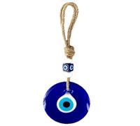 LuyoNova Occhio Turco Portafortuna Occhio di Allah Evil Eye Blu Wall Hanging Decorazione Good Luck Ornament Regali,per Casa Nuova Talisman Occhi Vetro Appendere Decorazione Casa Ornamento Auto(10cm)
