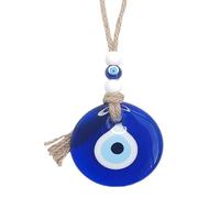 LuyoNova Occhio Turco Portafortuna Occhio di Allah Evil Eye Blu Wall Hanging Decorazione Good Luck Ornament Regali,per Casa Nuova Talisman Occhi Vetro Appendere Decorazione Casa Ornamento Auto(7cm)