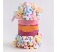 LUYSGBXR 100g Puffy Finger Loops Chunky Chenille Yarn Hand-Woven Thick Wool Threads for Crochet Blanket Carpet Knitting Crafts Supply (R)