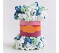 LUYSGBXR 100g Puffy Finger Loops Chunky Chenille Yarn Hand-Woven Thick Wool Threads for Crochet Blanket Carpet Knitting Crafts Supply (Color 16)