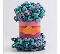 LUYSGBXR 100g Puffy Finger Loops Chunky Chenille Yarn Hand-Woven Thick Wool Threads for Crochet Blanket Carpet Knitting Crafts Supply (Color-X)