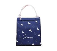 LUYSGBXR 2 pezzi Borsa Termica Lunch Box Isolata Grande Capacità Sacchetto Portavivande con Cerniera Contenitore for Donne Frigo da Viaggio Picnic(Color-8)