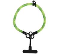 LUYSGBXR Cinghie da polso portatili for telefono cellulare, cordino anticaduta colorato in nylon con linguette di ancoraggio, clip for appendere il staccabile(Green)