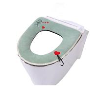 LUYSGBXR Copri Water WC Universale Copriwater Copriwater in Peluche Modelli Copriwater Universale Impermeabile Anello WC Cerniera Lavabile Tappetino da Bagno Sedile WC Decorativo(Color-21)