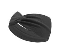 LUYSGBXR Fascia Testa Running 8PC Silky Threaded Fabric Twist Headband Yoga Workout Running Sport Elastic Hair Bands for Women's Turban Hair Wrap for Girls(Black)