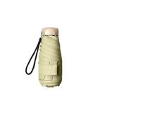 LUYSGBXR Ombrellone da esterno con protezione UV, ombrellone pieghevole ultraleggero a cinque pieghe, parasole for la vita quotidiana(Green)