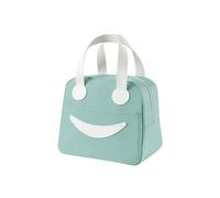 LUYSGBXR Porta Pranzo Hand Held Bag Cute Portable Bento Box Office Workers Student Foil Thickened Picnic Lunch(SKY BLUE,L)