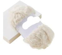 LUYSGBXR Thicker Yarn, Chunky for Knitting, Half-Thread, Handmade Materials, for Crocheting Shoes, Bags, for Small Accessories And Pendants, Suitable for Slippers(10 Meters White)