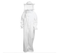 LUYSGBXR Tuta da apicoltura professionale, grande, per apicoltura, in cotone, con velo rotondo, protezione completa del corpo, panno per apicoltore (2 x large)