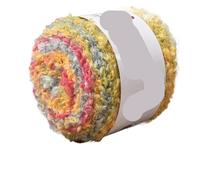 LUYSGBXR Warm Color Gradient Oil Painting Circle Yarn Segment Dyed Wool DIY Hand Woven Sweater Scarf Jacket Ball(010)