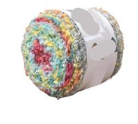 LUYSGBXR Warm Color Gradient Oil Painting Circle Yarn Segment Dyed Wool DIY Hand Woven Sweater Scarf Jacket Ball(04)