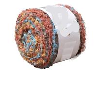 LUYSGBXR Warm Color Gradient Oil Painting Circle Yarn Segment Dyed Wool DIY Hand Woven Sweater Scarf Jacket Ball(05)