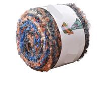 LUYSGBXR Warm Color Gradient Oil Painting Circle Yarn Segment Dyed Wool DIY Hand Woven Sweater Scarf Jacket Ball(09)