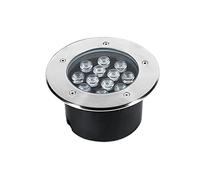 LuysmengEU Embedded Buried Light, IP68 Waterproof Outdoor In-Ground Lights Anti-rust Low Voltage 24V Recessed Landscape Lights for Bridge Fountain Hotel Garden(Green,15W)