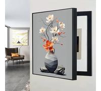 LuysmengEU Meter Box Decorative Painting Electrical Panel Cover Fuse Boxes Cover Cabinet Creativity Flip Covers Meter Box Decorative Painting(D,45x55cm)