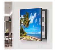 LuysmengEU Meter Box Decorative Painting Ndoor Electric Meter Cover Hole-Free Circuit Breaker Shielding Boxes Electrical Panel Hide Paintings Creative Switch Box(A,45x55cm)