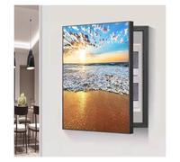LuysmengEU Meter Box Decorative Painting Ndoor Electric Meter Cover Hole-Free Circuit Breaker Shielding Boxes Electrical Panel Hide Paintings Creative Switch Box(C,50x60cm)