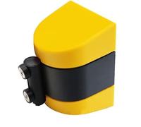 LuysmengEU Nastro barriera retrattile magnetico montato a parete Cintura di sicurezza for il controllo della folla e la gestione delle code, facile da usare, for eventi e spazi pubblici(B,2M(6.6Ft))