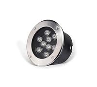 LuysmengEU Recessed LED Underground Light Well Lights Multi-Color Anti-Rust 12V IP68 Waterproof Pool Light for Pond Fountain Deck Pathway Lamp(Yellow,3W)