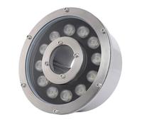 LuysmengEU Underwater Pond Light Swimming Pool Lamp IP68 Waterproof Low Voltage 12/24V Ring Fountain Light for Garden Park Waterfall Landscape Lamp(Warm White,18W-24V)