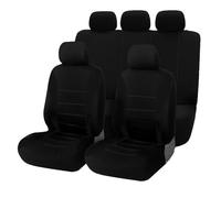 LUYSNDFG Coprisedili Auto per Ford Fusion Hybrid 2010-2020, Coprisedile Coprisedili per Auto Comodi Traspiranti Auto Set Coprisedili Anteriori Posteriori Protezione Sedile,C Black