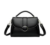 LUYYBDBG Borsa a Spalla Borse per Donna Nuovo Stile Tracolla da di Grande capacità Mezza età Moda-Nero