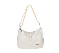 LUYYBDBG Borsa a Spalla Tracolla da Donna Versatile alla Moda Primaverile Ed Estiva, di Nicchia, per Pendolarismo Classe Casual Grande capacità-Bianco