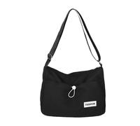 LUYYBDBG Borsa a Spalla Tracolla da Donna Versatile alla Moda Primaverile Ed Estiva, di Nicchia, per Pendolarismo Classe Casual Grande capacità-Nero