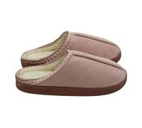 LUYYBDBG Ciabatte Donna Invernali Pantofole di Cotone per Coppia Non Slittata Autunnale E Invernale con Una Sola Piena Pile Calda Rivestita in Calda-rosa-36-37