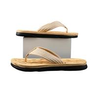 LUYYBDBG Ciabatte Estive Infradito da Uomo, Pantofole Antiscivolo E Antiodore, Campeggio Resistenti all'Usura con Clip in Fettuccia Eva-beige-44