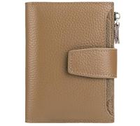 LUYYBDBG Portafoglio da Donna in Morbida Pelle Studentessa Corta Versione Coreana Portamonete Multifunzionale per Patente di Guida Moda Femminile-Giallo Albicocca