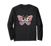 Luz Butterfly - Personalizzato Carino Nome Word Art Maglia a Manica