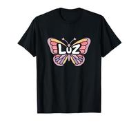 Luz Butterfly - Personalizzato Carino Nome Word Art Maglietta