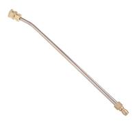 Luzhengyang Asta a pressione in acciaio inox 4000 psi, ugello per idropulitrice potenziata, lancia 1/4, connessione rapida, aumenta l'efficienza di pulizia, argento+oro, 50 cm, 30 gradi